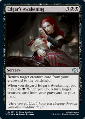 Edgar's Awakening (Innistrad: Crimson Vow) Near Mint Foil