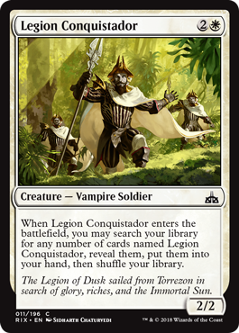 Legion Conquistador (Rivals of Ixalan) Near Mint Foil