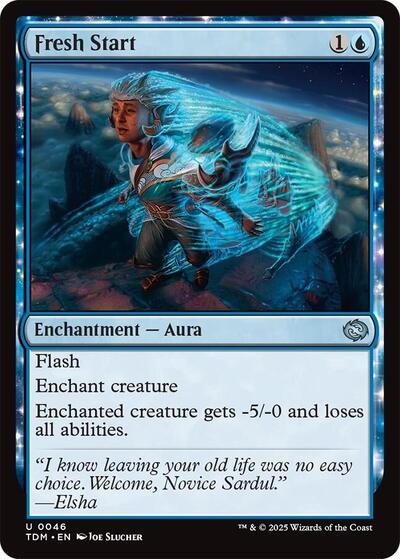 Fresh Start (Tarkir: Dragonstorm) Light Play Foil