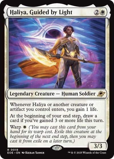 Haliya, Guided by Light (Edge of Eternities) Near Mint Foil