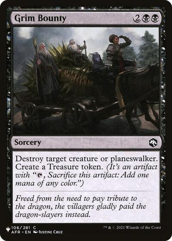Grim Bounty (The List) Near Mint