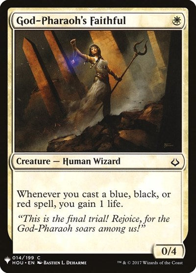 God-Pharaoh's Faithful (Mystery Booster) Near Mint
