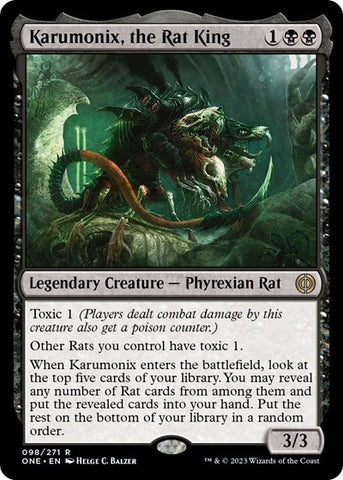 Karumonix, the Rat King (Phyrexia: All Will Be One) Near Mint