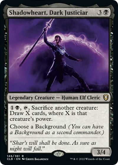 Shadowheart, Dark Justiciar (Commander Legends: Battle for Baldur's Gate) Near Mint Foil