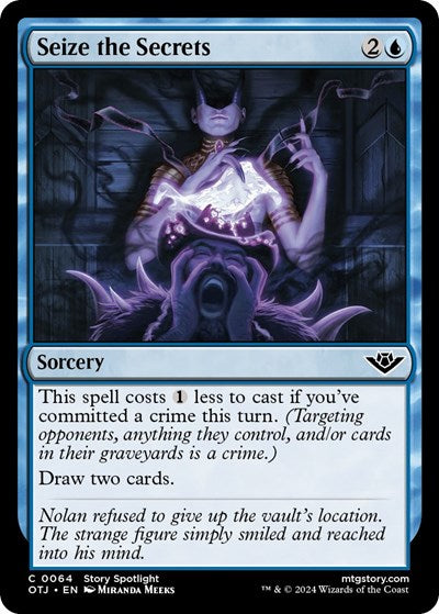 Seize the Secrets (Outlaws of Thunder Junction) Near Mint Foil