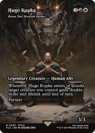 Hugo Kupka - Bruse Tarl, Boorish Herder (Showcase) (Universes Beyond: FINAL FANTASY: Through the Ages) Near Mint