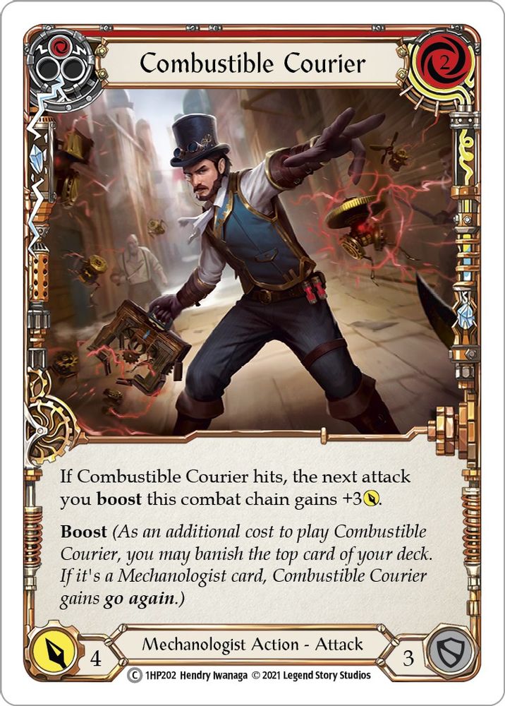 Combustible Courier (Red)