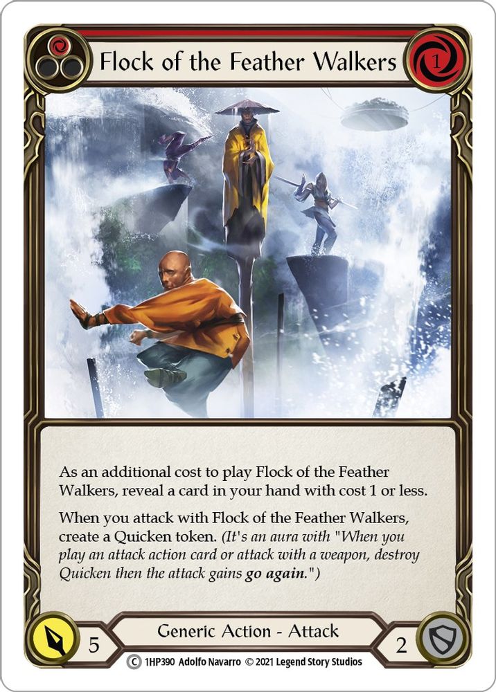 Flock of the Feather Walkers (Red)