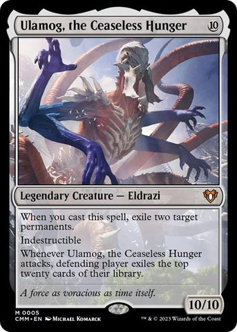 Ulamog, the Ceaseless Hunger (Commander Masters) Near Mint