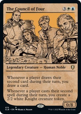The Council of Four (Showcase) (Commander Legends: Battle for Baldur's Gate) Near Mint