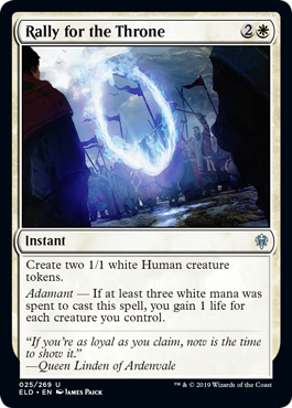Rally for the Throne (Throne of Eldraine) Near Mint