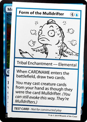 Form Of The Mulldrifter (No PW Symbol) (Mystery Booster Test Print 2021) Near Mint
