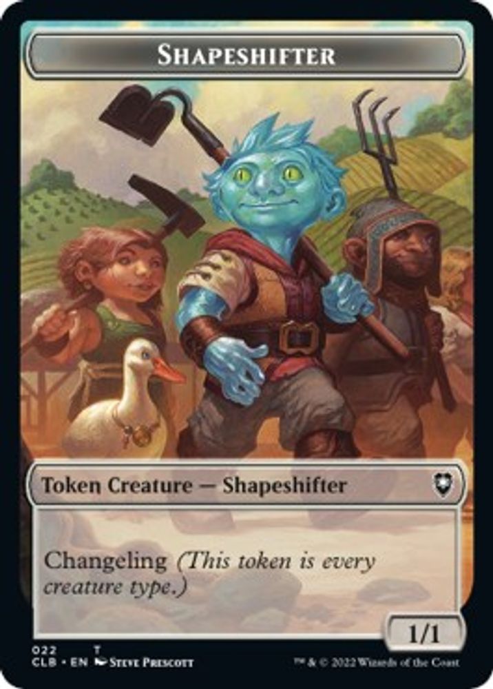 Shapeshifter (022) // Clue Double-Sided Token