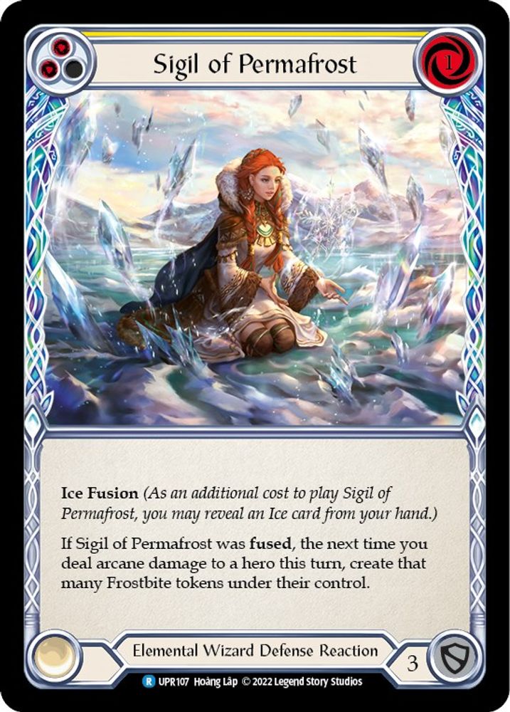 Sigil of Permafrost (Yellow)