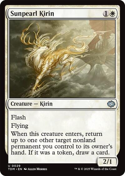 Sunpearl Kirin (Tarkir: Dragonstorm) Near Mint Foil