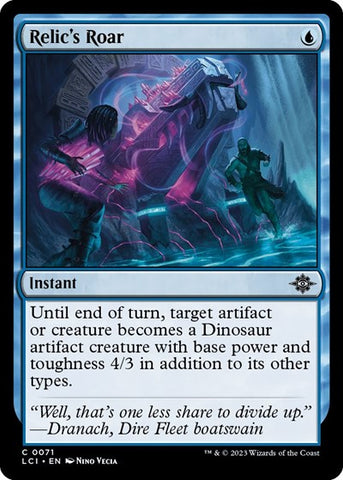 Relic's Roar (The Lost Caverns of Ixalan) Near Mint Foil