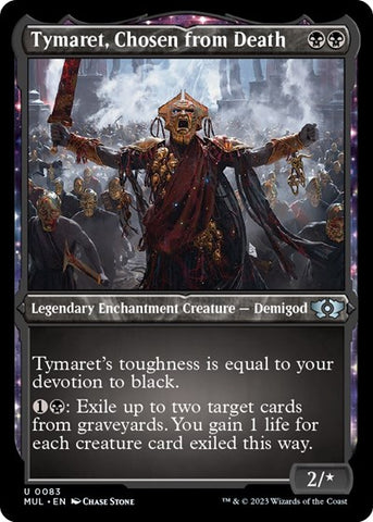 Tymaret, Chosen from Death (Foil Etched) (March of the Machine: Multiverse Legends) Near Mint Foil