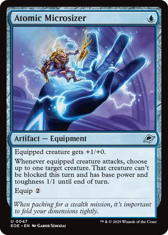 Atomic Microsizer (Edge of Eternities) Near Mint Foil