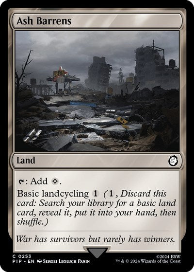 Ash Barrens (Universes Beyond: Fallout) Near Mint