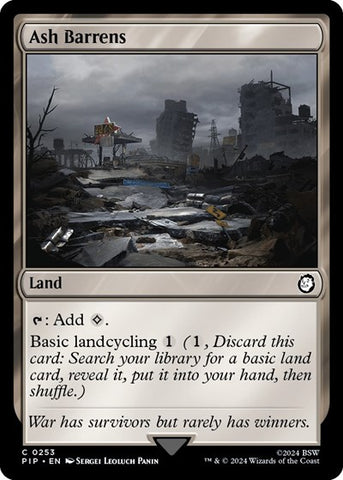 Ash Barrens (Universes Beyond: Fallout) Near Mint