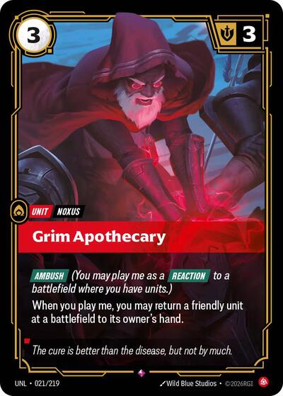 Grim Apothecary (Unleashed) Near Mint Foil