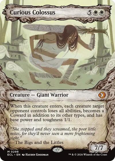 Curious Colossus (Showcase) (Lorwyn Eclipsed) Near Mint