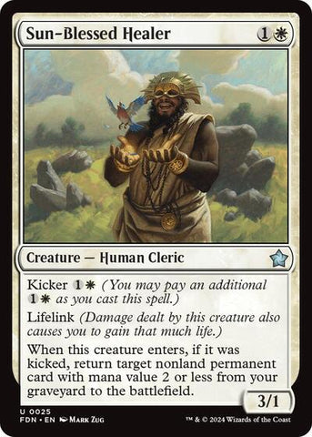 Sun-Blessed Healer (Foundations) Near Mint
