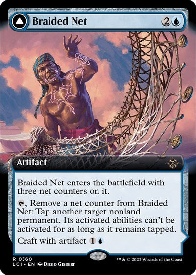 Braided Net (Extended Art) (The Lost Caverns of Ixalan) Near Mint Foil