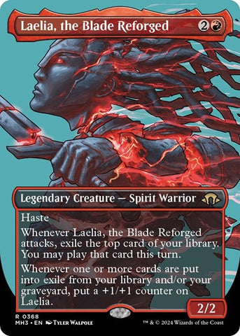 Laelia, the Blade Reforged (Borderless) (Modern Horizons 3) Near Mint