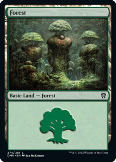 Forest (274) (Dominaria United) Near Mint