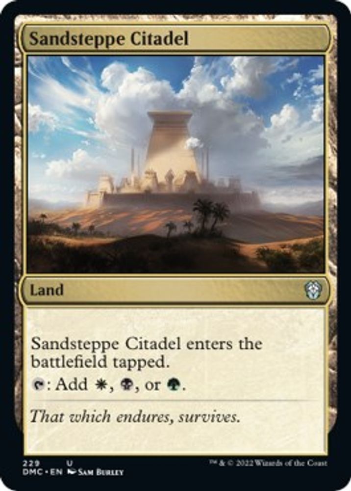 Sandsteppe Citadel