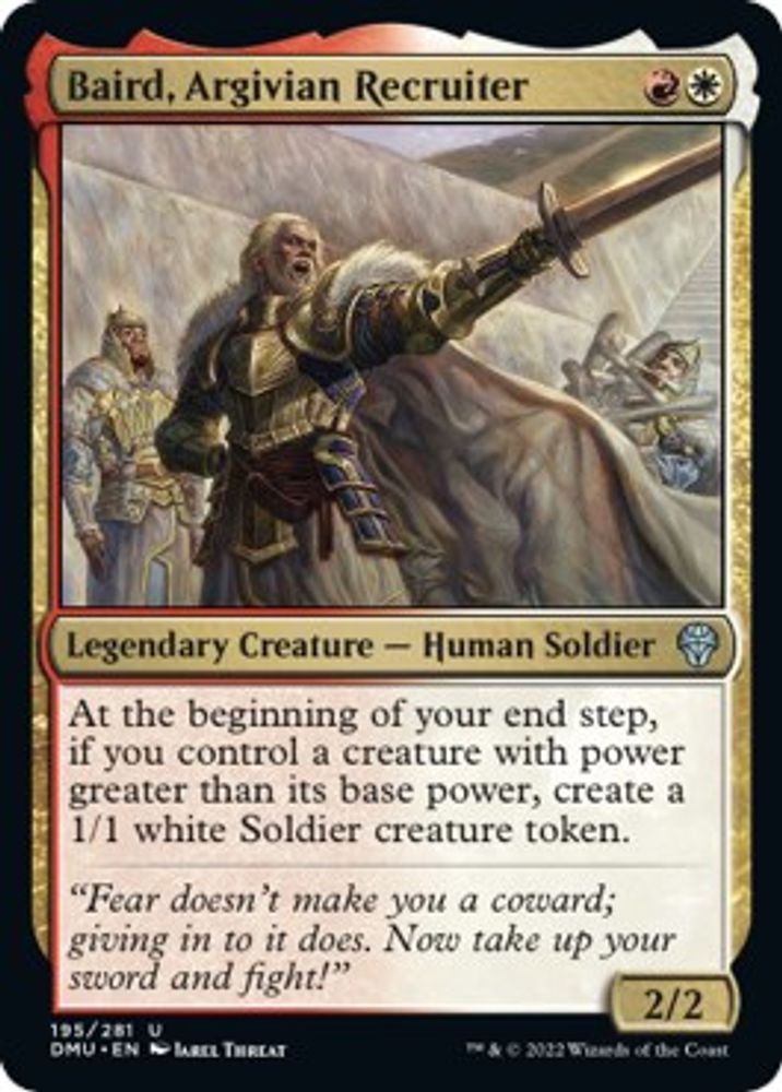 Baird, Argivian Recruiter