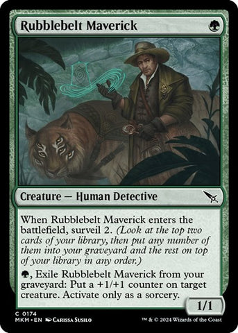 Rubblebelt Maverick (Murders at Karlov Manor) Near Mint Foil
