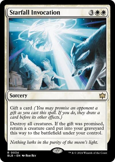 Starfall Invocation (Bloomburrow) Near Mint