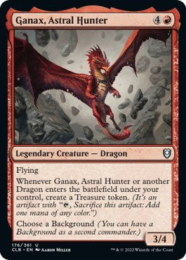 Ganax, Astral Hunter (Commander Legends: Battle for Baldur's Gate) Near Mint Foil