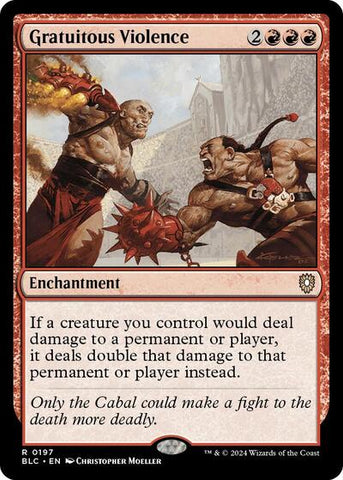 Gratuitous Violence (Commander: Bloomburrow) Near Mint