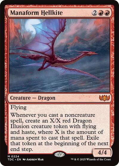 Manaform Hellkite (Commander: Tarkir: Dragonstorm) Near Mint