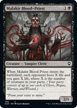 Malakir Blood-Priest (Commander Legends: Battle for Baldur's Gate) Near Mint