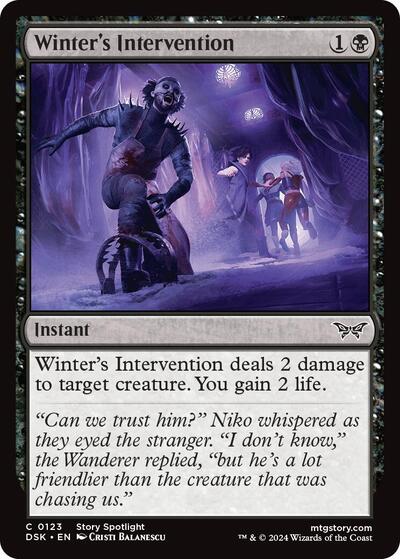 Winter's Intervention (Duskmourn: House of Horror) Near Mint
