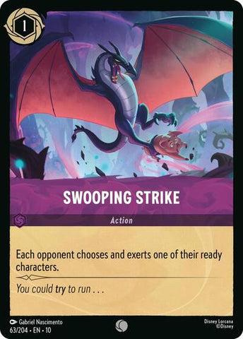 Swooping Strike (Whispers in the Well) Near Mint Cold Foil