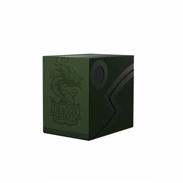 Dragon Shield Revised Double Shell Forest Green (Holds 100+) (Dragon Shield) New