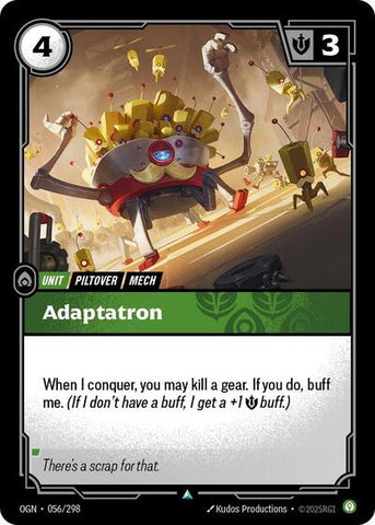 Adaptatron (Origins) Near Mint Foil