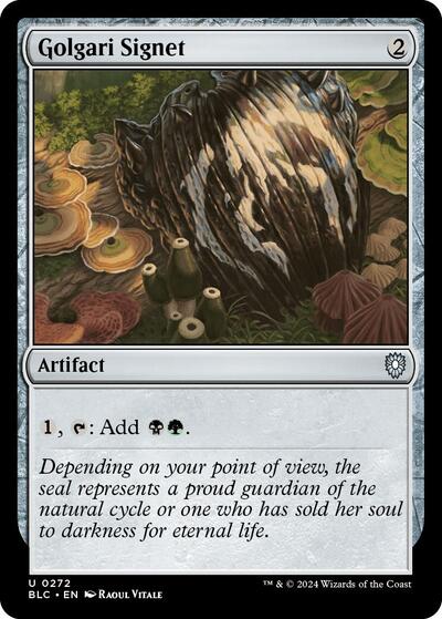 Golgari Signet (Commander: Bloomburrow) Near Mint
