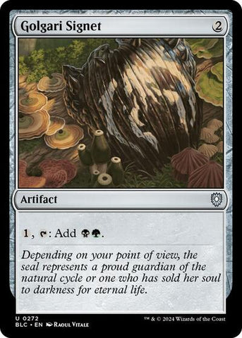 Golgari Signet (Commander: Bloomburrow) Near Mint