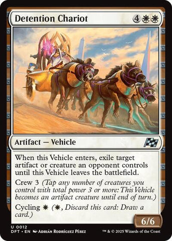 Detention Chariot (Aetherdrift) Near Mint Foil