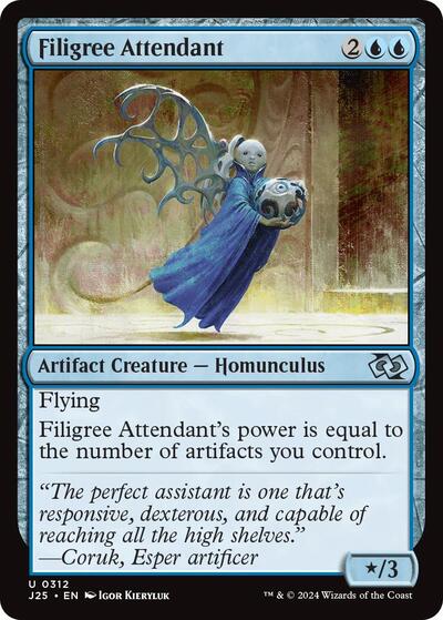 Filigree Attendant (Foundations Jumpstart) Near Mint
