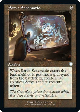 Servo Schematic (Commander: The Brothers' War) Near Mint