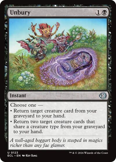 Unbury (Lorwyn Eclipsed) Near Mint