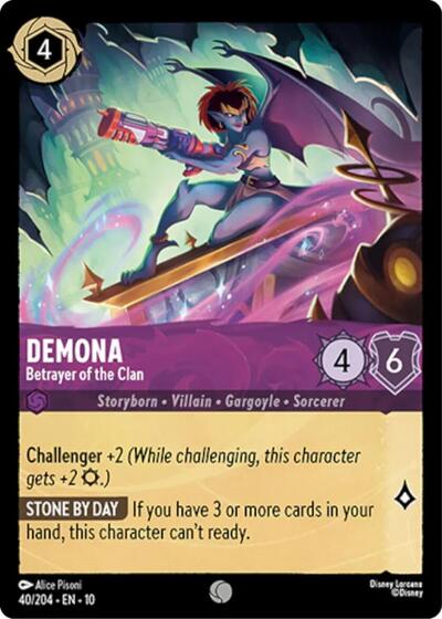 Demona - Betrayer of the Clan (Whispers in the Well) Near Mint Cold Foil