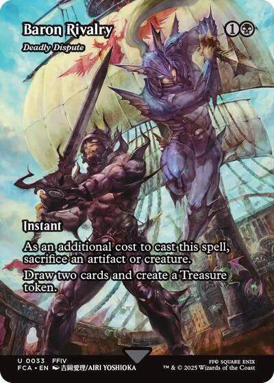 Baron Rivalry - Deadly Dispute (Showcase) (Universes Beyond: FINAL FANTASY: Through the Ages) Near Mint Foil